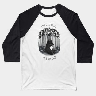 I'm a book eater Baseball T-Shirt